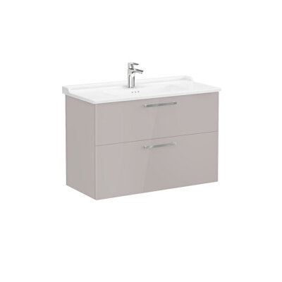 VitrA Root Flat 100 cm Parlak Sahra Beji Lavabo Alt Dolabı - 1