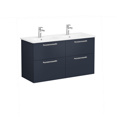 VitrA Root Flat 120 cm Mat Lacivert Lavabo Alt Dolabı - 1