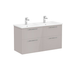 VitrA Root Flat 120 cm Parlak Sahra Beji Lavabo Alt Dolabı - VİTRA