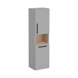 VitrA Root Flat 40 cm Çamaşır Sepetli Mat Kaya Gri Boy Dolabı - VİTRA