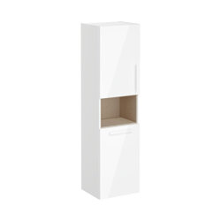 VitrA Root Flat 40 cm Çamaşır Sepetli Parlak Beyaz Boy Dolabı - VİTRA