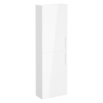 VitrA Root Flat 55 cm Dar Parlak Beyaz Boy Dolabı - 1