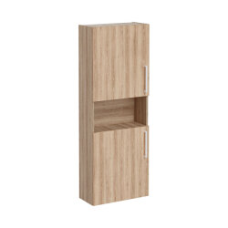 VitrA Root Flat 55 Dar Kısa Doğal Meşe Boy Dolabı - VİTRA