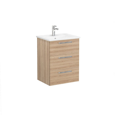 VitrA Root Flat 60 cm Doğal Meşe Lavabo Alt Dolabı - 1