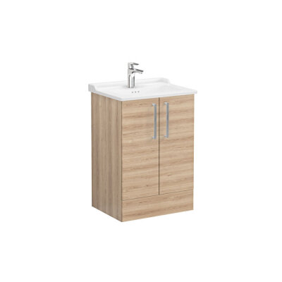 VitrA Root Flat 60 cm Doğal Meşe Lavabo Alt Dolabı - 1