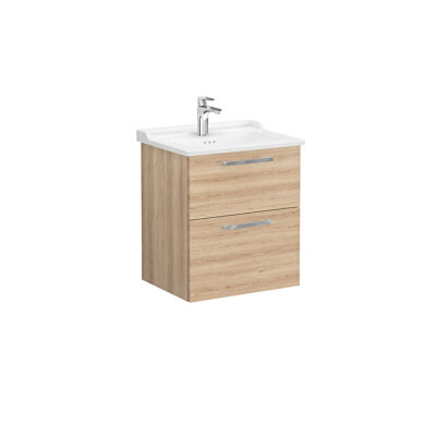 VitrA Root Flat 60 cm Doğal Meşe Lavabo Alt Dolabı - 1