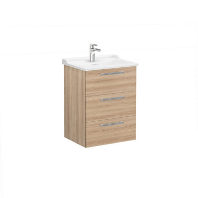 VitrA Root Flat 60 cm Doğal Meşe Lavabo Alt Dolabı - 1