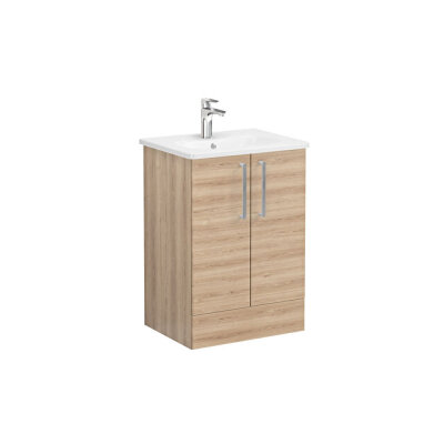 VitrA Root Flat 60 cm Doğal Meşe Lavabo Alt Dolabı - 1