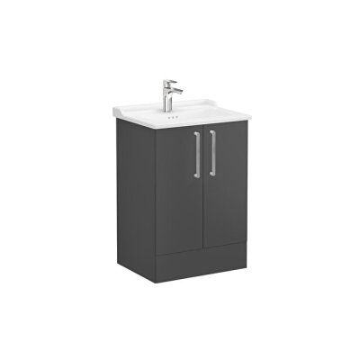 VitrA Root Flat 60 cm Mat Fırtına Gri Lavabo Alt Dolabı - 1