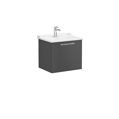 VitrA Root Flat 60 cm Mat Fırtına Gri Lavabo Alt Dolabı - 1