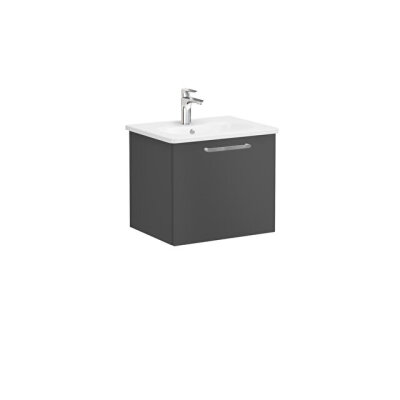 VitrA Root Flat 60 cm Mat Fırtına Gri Lavabo Alt Dolabı - 1