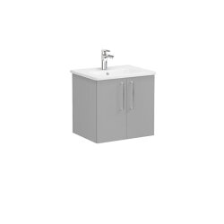 VitrA Root Flat 60 cm Mat Kaya Gri Lavabo Alt Dolabı - VİTRA