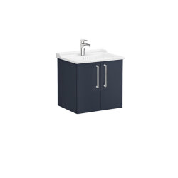 VitrA Root Flat 60 cm Mat Lacivert Lavabo Alt Dolabı - VİTRA