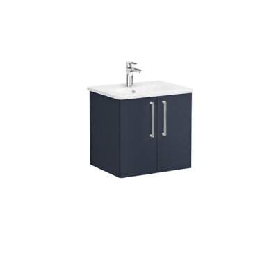 VitrA Root Flat 60 cm Mat Lacivert Lavabo Alt Dolabı - 1