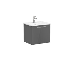 VitrA Root Flat 60 cm Parlak Antrasit Lavabo Alt Dolabı - VİTRA