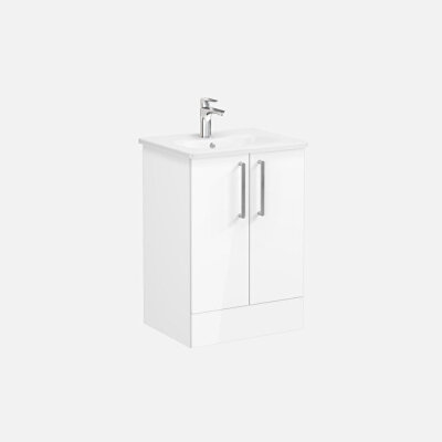 VitrA Root Flat 60 cm Parlak Beyaz Lavabo Alt Dolabı - 1