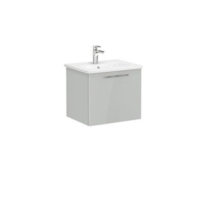 VitrA Root Flat 60 cm Parlak İnci Grisi Lavabo Alt Dolabı - 1