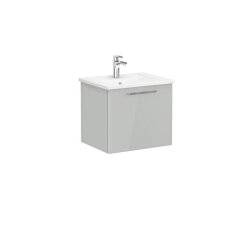 VitrA Root Flat 60 cm Parlak İnci Grisi Lavabo Alt Dolabı - VİTRA