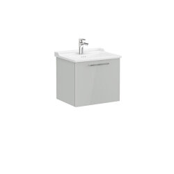 VitrA Root Flat 60 cm Parlak İnci Grisi Lavabo Alt Dolabı - VİTRA