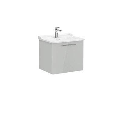 VitrA Root Flat 60 cm Parlak İnci Grisi Lavabo Alt Dolabı - 1