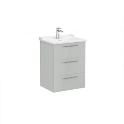 VitrA Root Flat 60 cm Parlak İnci Grisi Lavabo Alt Dolabı - VİTRA
