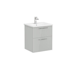 VitrA Root Flat 60 cm Parlak İnci Grisi Lavabo Alt Dolabı - VİTRA