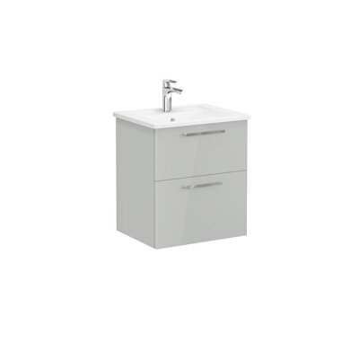 VitrA Root Flat 60 cm Parlak İnci Grisi Lavabo Alt Dolabı - 1