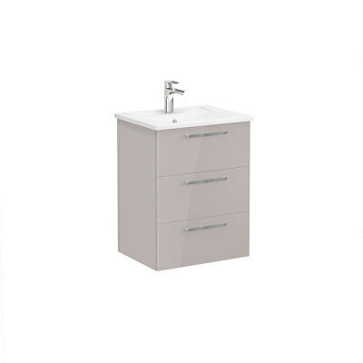 VitrA Root Flat 60 cm Parlak Sahra Beji Lavabo Alt Dolabı - 1