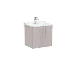 VitrA Root Flat 60 cm Parlak Sahra Beji Lavabo Alt Dolabı - VİTRA