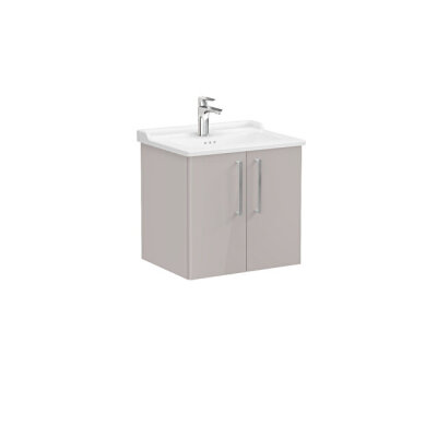 VitrA Root Flat 60 cm Parlak Sahra Beji Lavabo Alt Dolabı - 1
