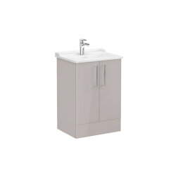 VitrA Root Flat 60 cm Parlak Sahra Beji Lavabo Alt Dolabı - VİTRA