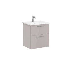 VitrA Root Flat 60 cm Parlak Sahra Beji Lavabo Alt Dolabı - VİTRA