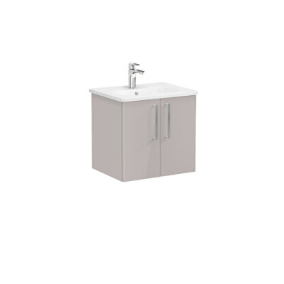VitrA Root Flat 60 cm Parlak Sahra Beji Lavabo Alt Dolabı - 1