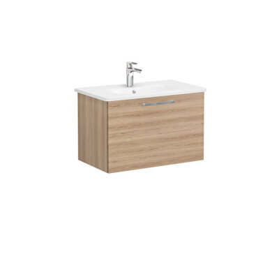 VitrA Root Flat 80 cm Doğal Meşe Lavabo Alt Dolabı - 1
