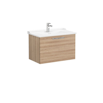 VitrA Root Flat 80 cm Doğal Meşe Lavabo Alt Dolabı - 1