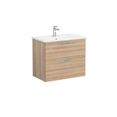 VitrA Root Flat 80 cm Doğal Meşe Lavabo Alt Dolabı - 1