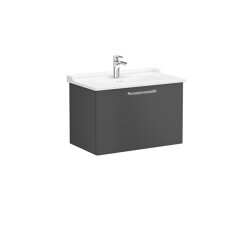 VitrA Root Flat 80 cm Mat Fırtına Gri Lavabo Alt Dolabı - VİTRA