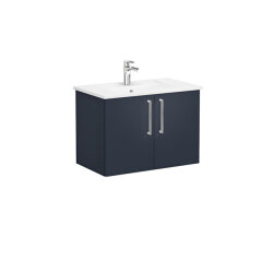 VitrA Root Flat 80 cm Mat Lacivert Lavabo Alt Dolabı - VİTRA