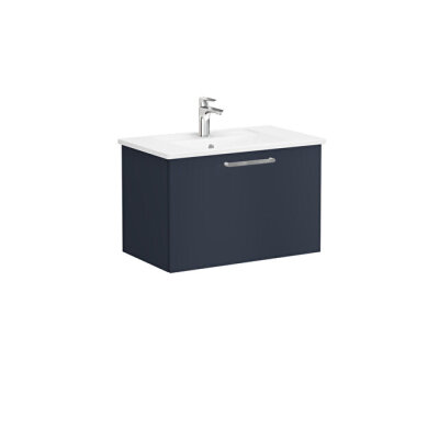 VitrA Root Flat 80 cm Mat Lacivert Lavabo Alt Dolabı - 1