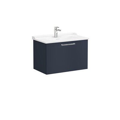 VitrA Root Flat 80 cm Mat Lacivert Lavabo Alt Dolabı - 1