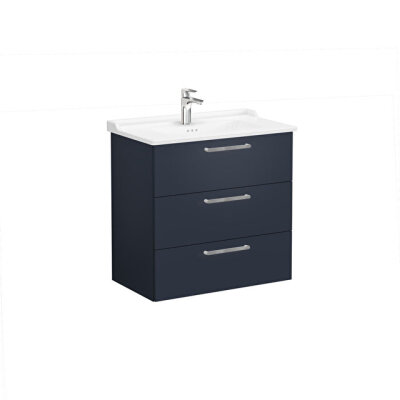 VitrA Root Flat 80 cm Mat Lacivert Lavabo Alt Dolabı - 1