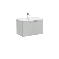 VitrA Root Flat 80 cm Parlak İnci Grisi Lavabo Alt Dolabı - VİTRA