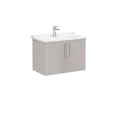 VitrA Root Flat 80 cm Parlak Sahra Beji Lavabo Alt Dolabı - 1