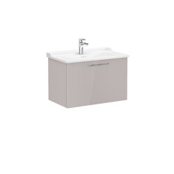 VitrA Root Flat 80 cm Parlak Sahra Beji Lavabo Alt Dolabı - VİTRA