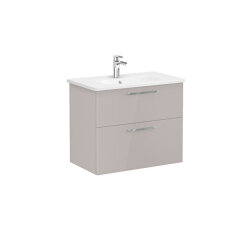VitrA Root Flat 80 cm Parlak Sahra Beji Lavabo Alt Dolabı - VİTRA