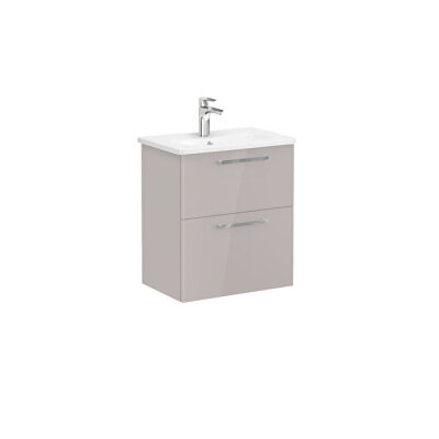 VitrA Root Flat Lavabo Dolabı, 2 Çekmeceli, Dar, 60 cm - 1