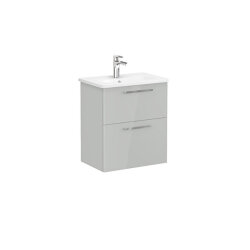 VitrA Root Flat Lavabo Dolabı, 2 Çekmeceli, Dar, 60 cm - VİTRA