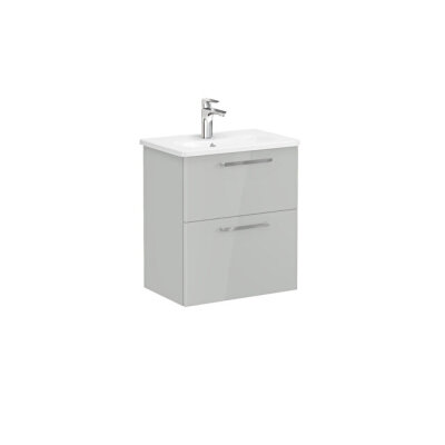 VitrA Root Flat Lavabo Dolabı, 2 Çekmeceli, Dar, 60 cm - 1