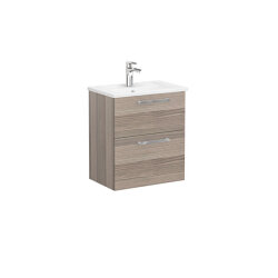 VitrA Root Flat Lavabo Dolabı, 2 Çekmeceli, Dar, 60 cm - VİTRA
