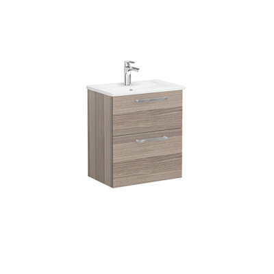 VitrA Root Flat Lavabo Dolabı, 2 Çekmeceli, Dar, 60 cm - 1